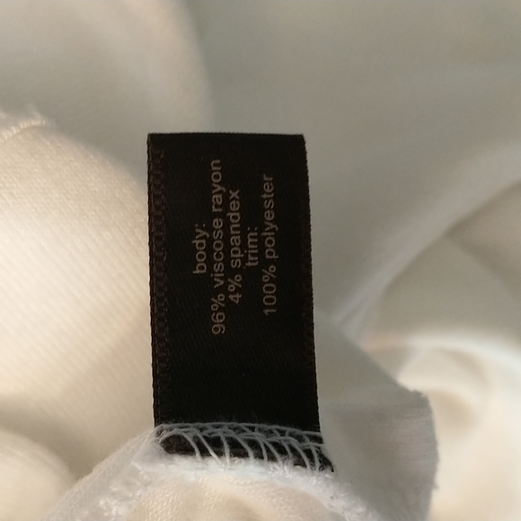 The Limited Draped White Tee - Picture 7 of 8